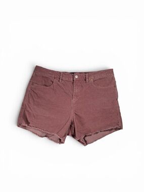 GAP Mauve High-Rise Denim Cutoff Shorts